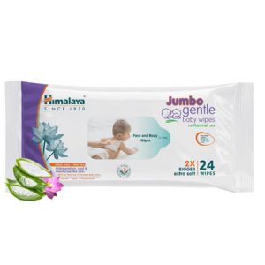 Himalaya Jumbo gentle baby wipes (24 Wipes)
